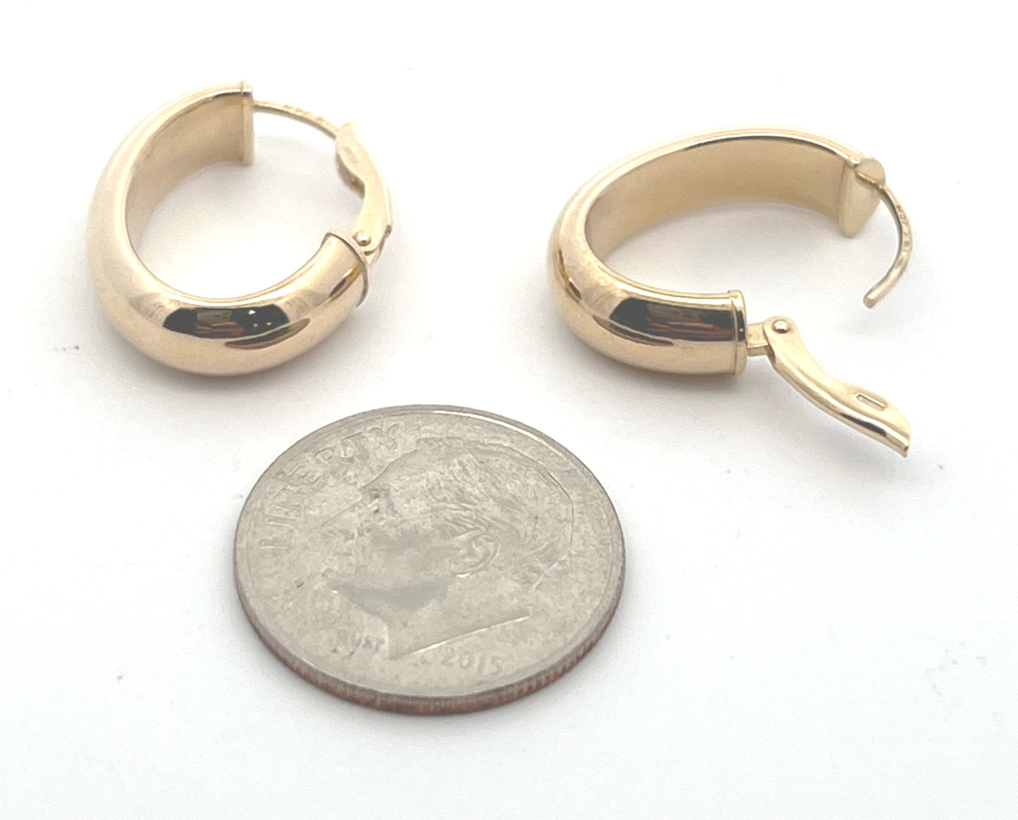 Precious Metal (No Stones) Earring