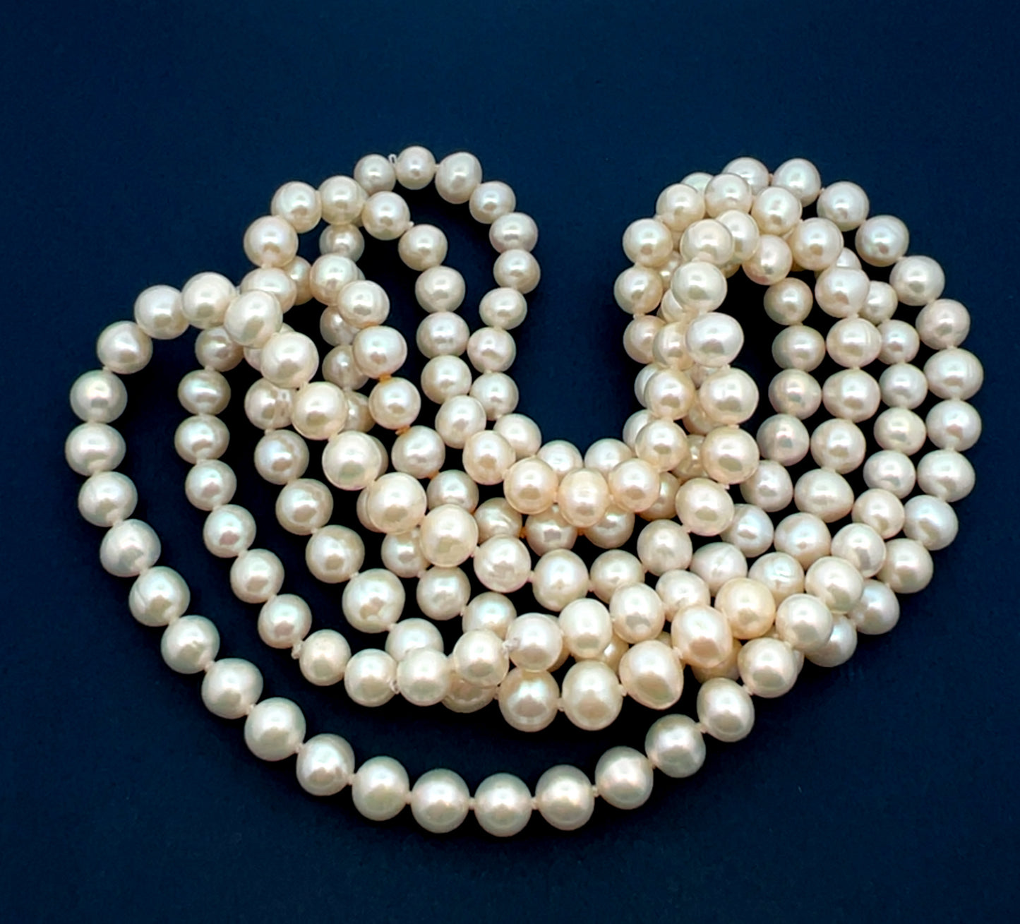 Endless Strand of Freshwater Pearls 50 inches long
