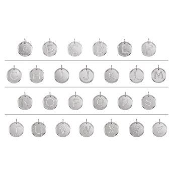 Diamond Circle Pendant All Initial Available