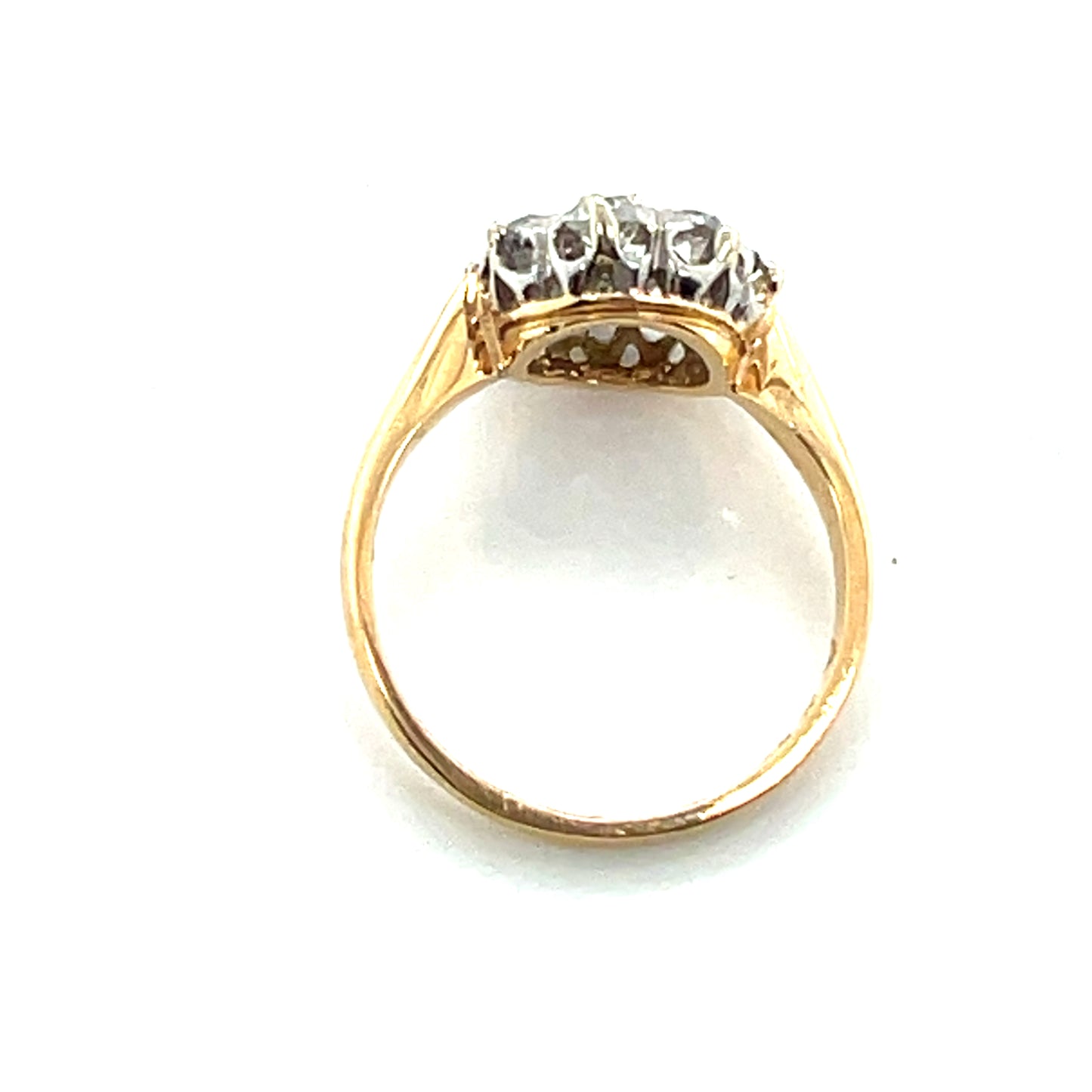 Vintage Floral Diamond Ring