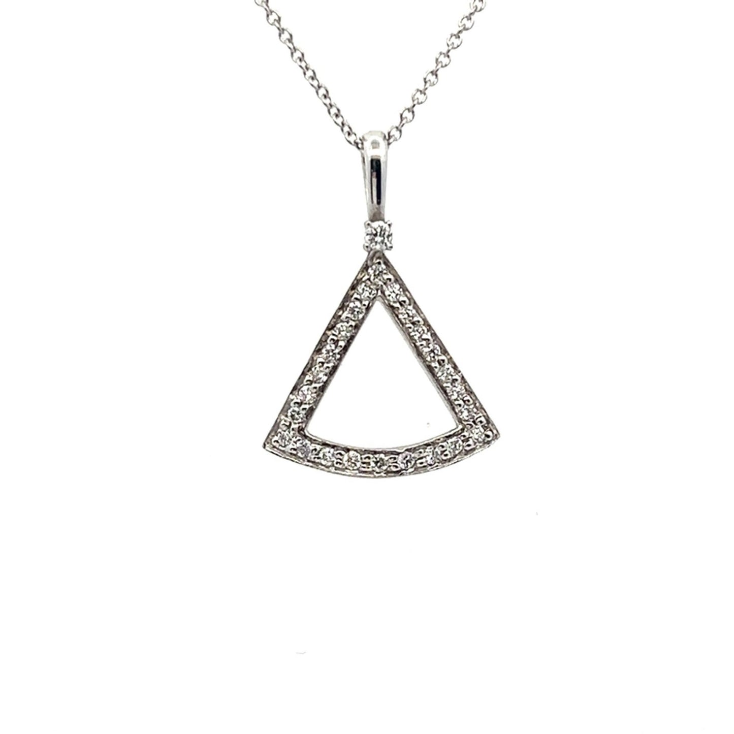 Diamond Triangle Pendant