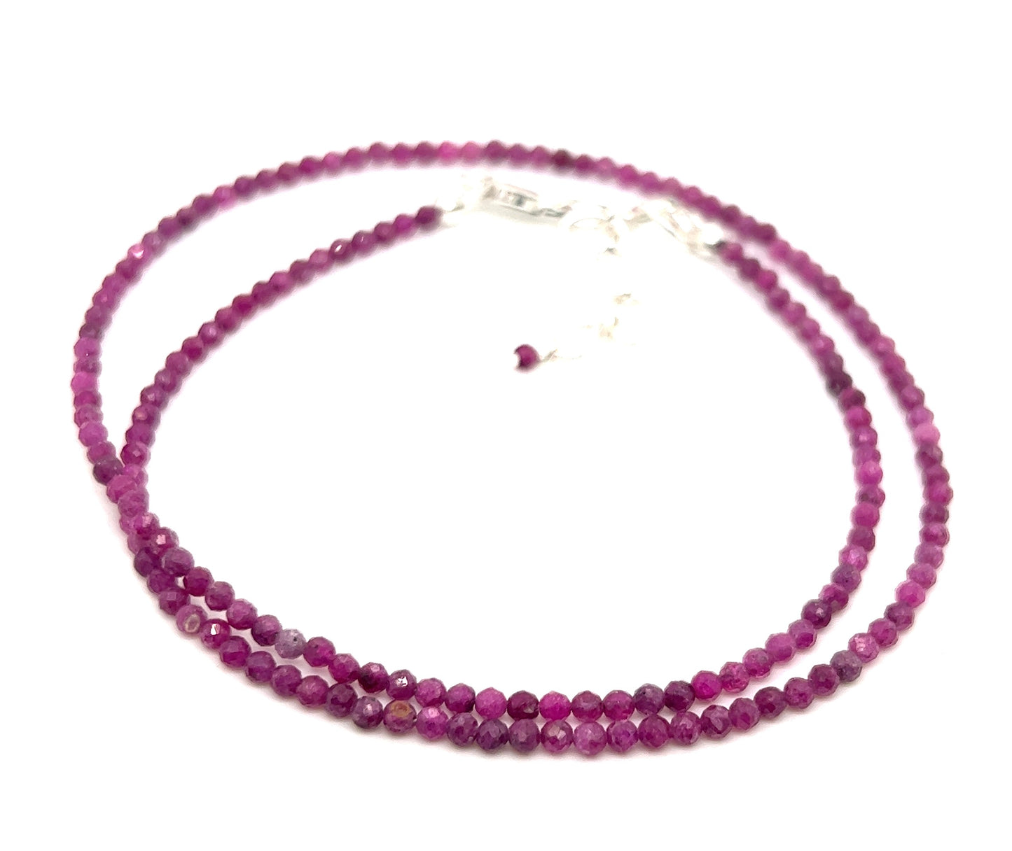 Ruby Beaded Necklace