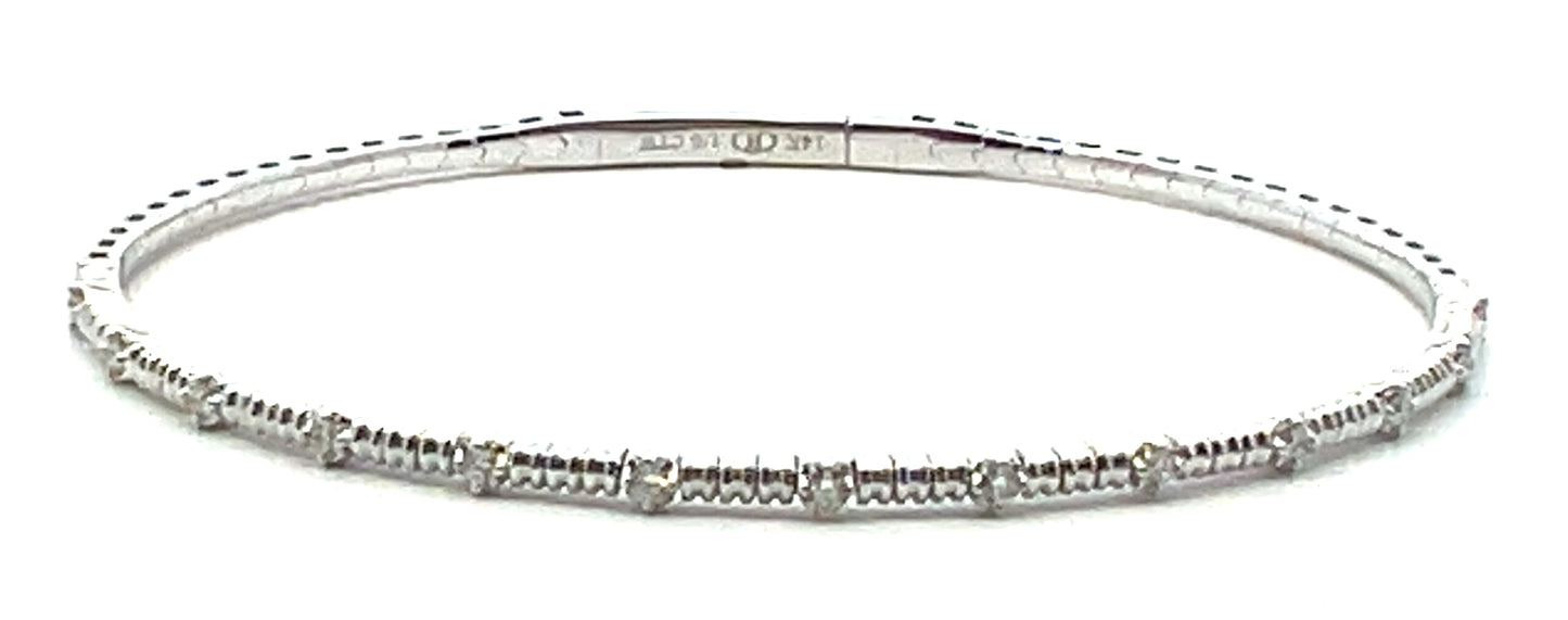 Diamond Flexi Bangle Bracelet