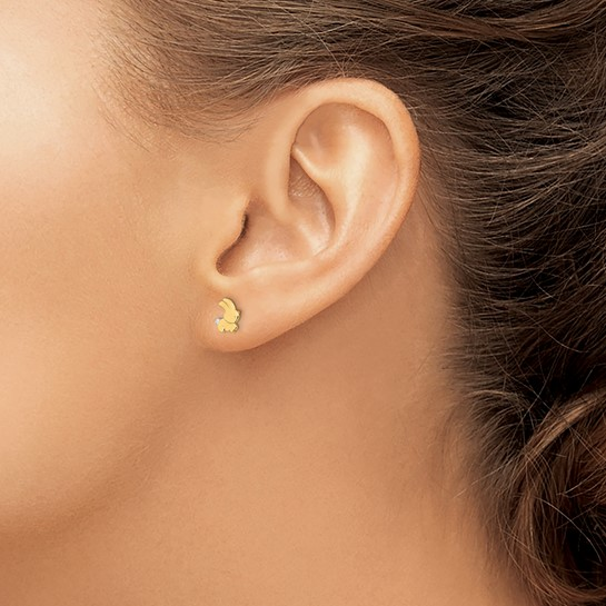 Precious Metal (No Stones) Earring