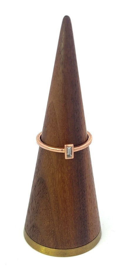 Baguette Diamond Stacking Band