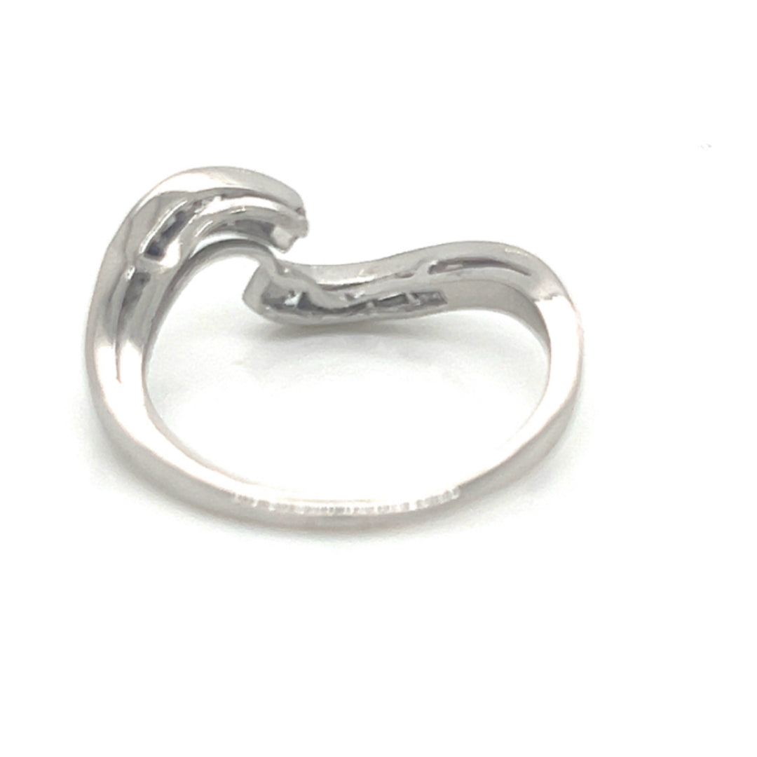 Platinum- Diamond Bypass Ring