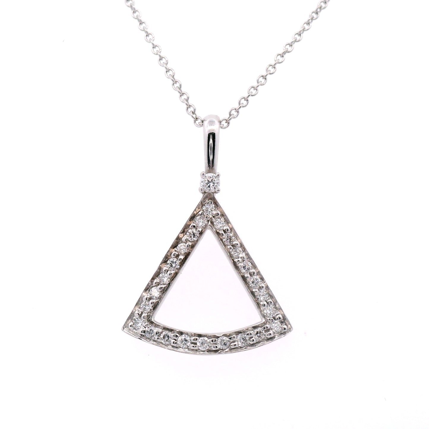 Diamond Triangle Pendant