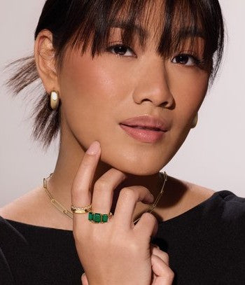 Wave of Diamonds Ring