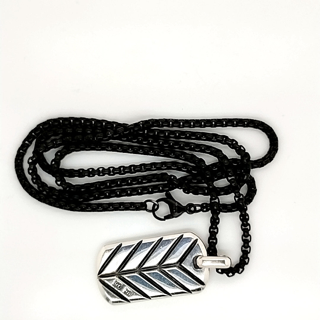 Ruby Dog Tag by David Yurman