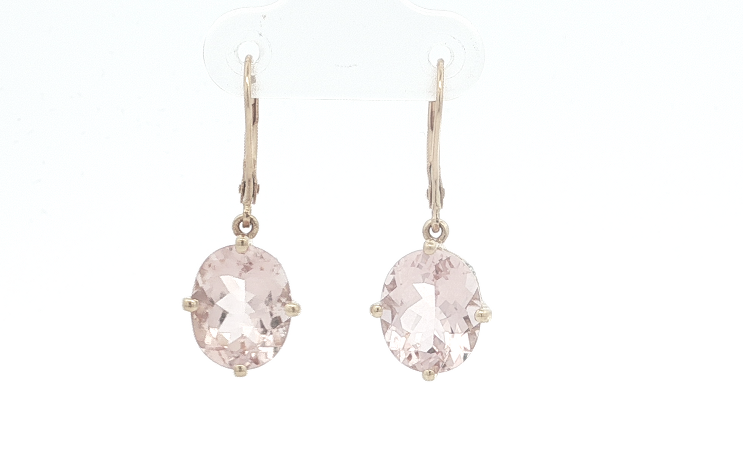 Morganite Drop Earrings