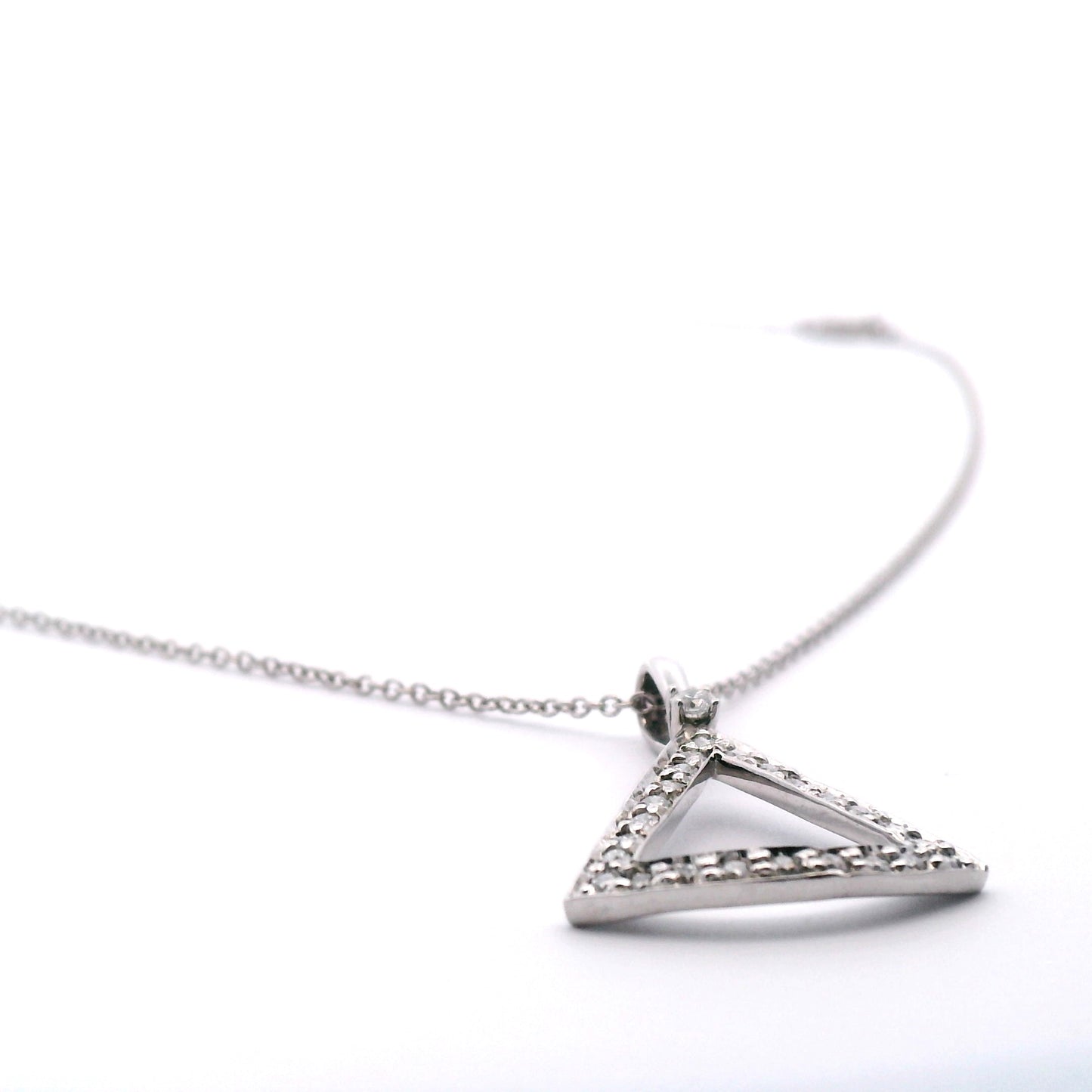 Diamond Triangle Pendant