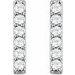 Diamond Bar Earrings