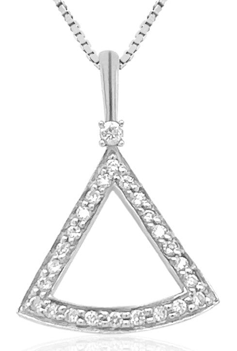 Diamond Triangle Pendant