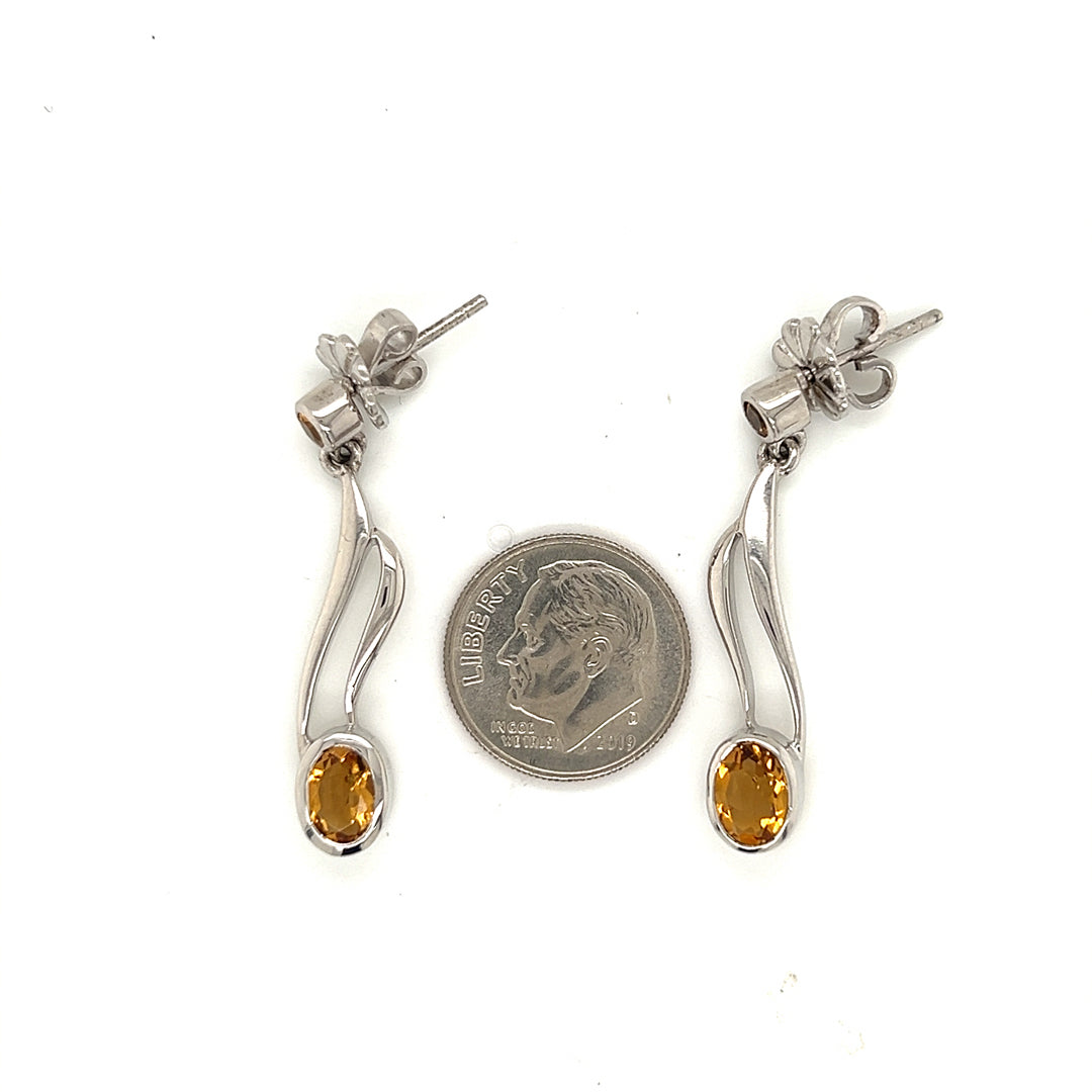 Citrine Drop Earrings