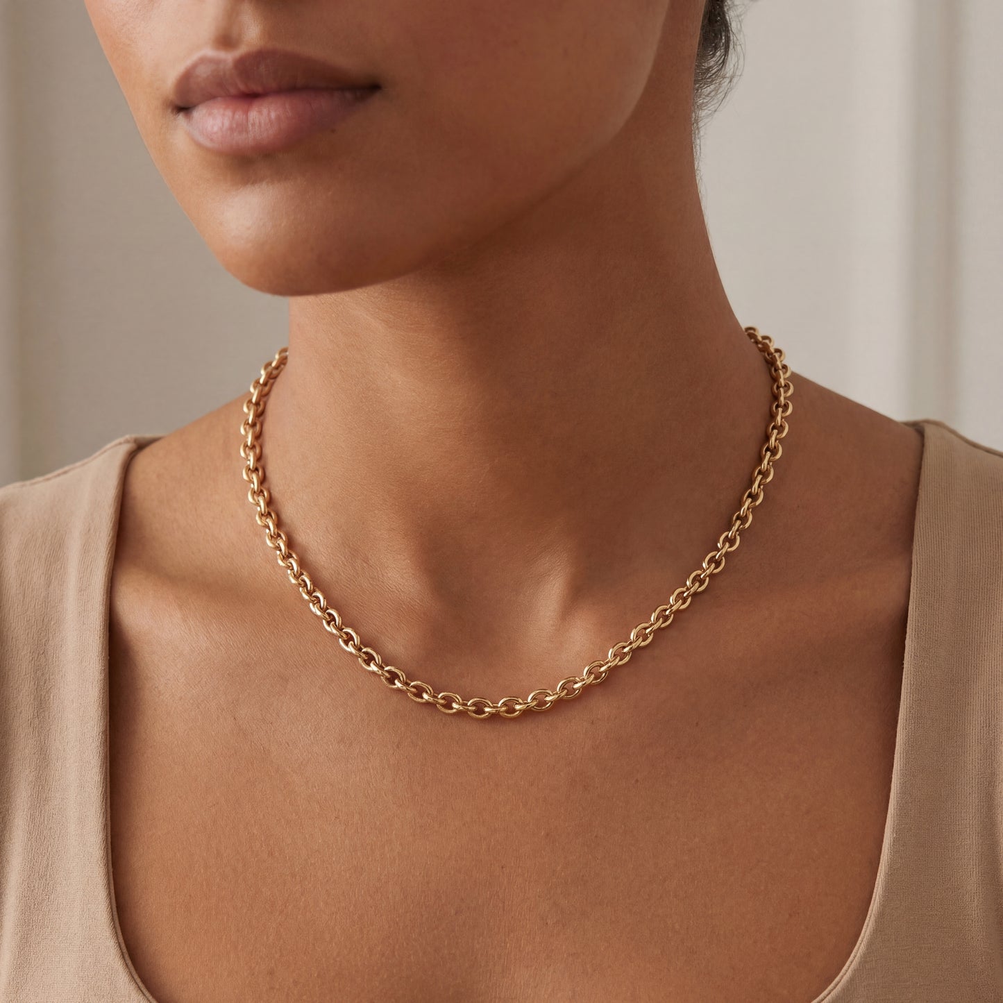 Solid Cable Chain