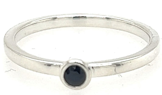 Sapphire- September Birthstone Stacking Ring