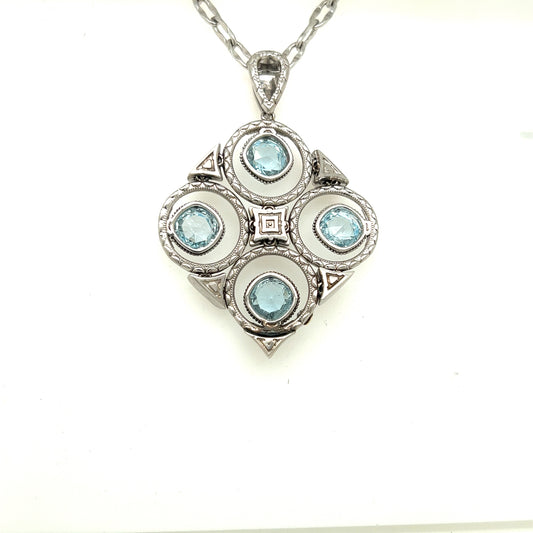 Tacori Blue Topaz Necklace (retired)