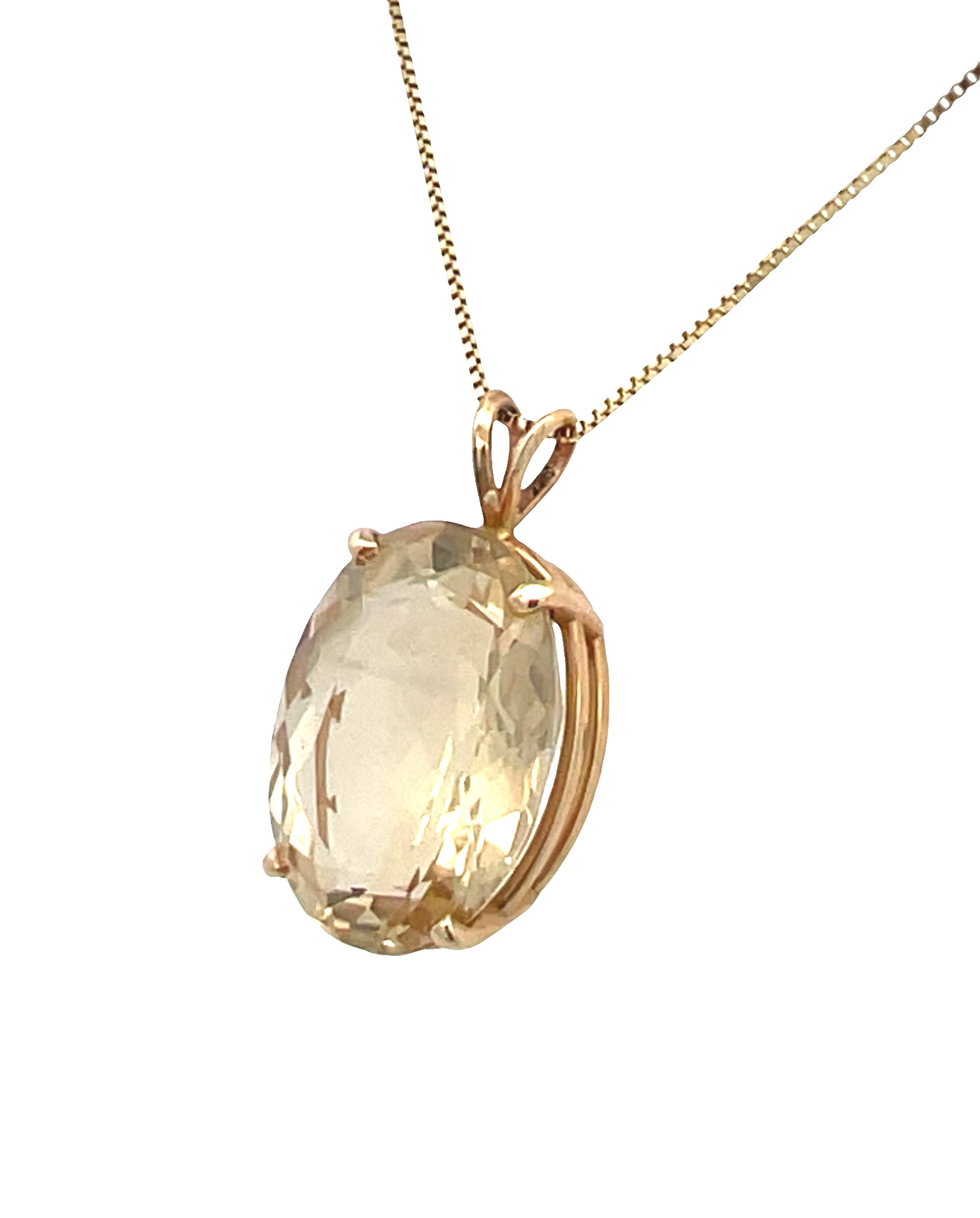Citrine Pendant Big Bold and Beautiful Pendant