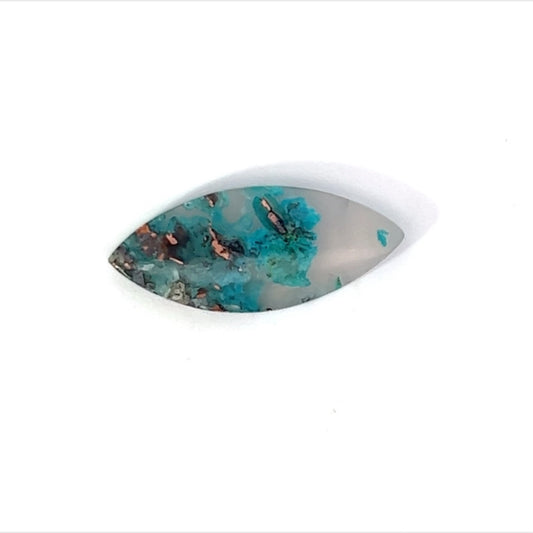 Coppered Chrysochola Malachite In Quartz (( Confetti Chrysocolla)