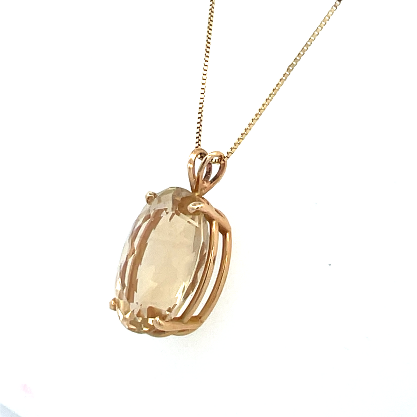 Citrine Pendant Big Bold and Beautiful Pendant