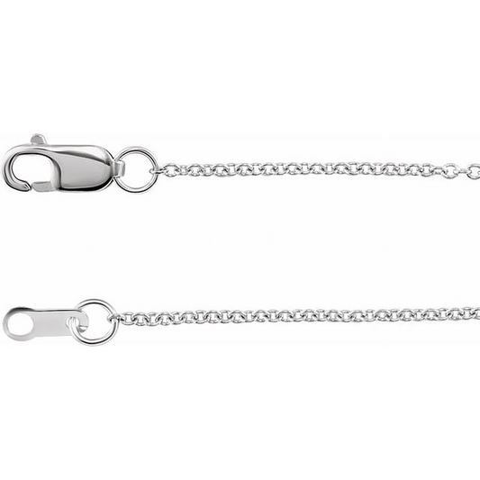 Silver Cable Link Chain