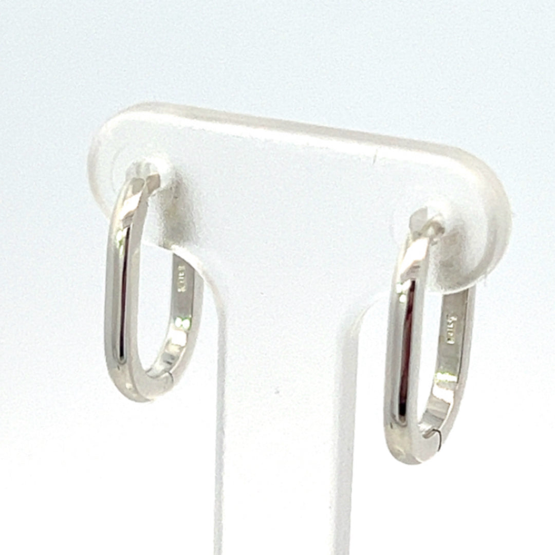 Paperclip Huggy Earrings