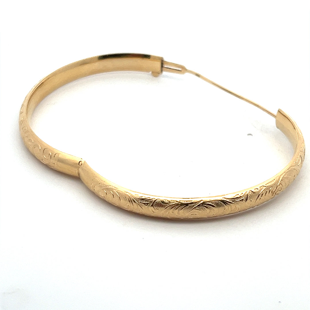 Gold Bangle Bracelet