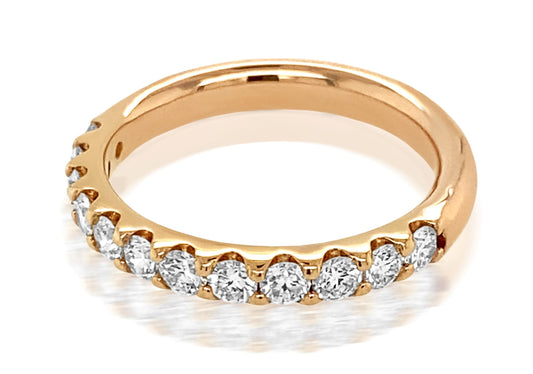 Rose Gold Diamond Band