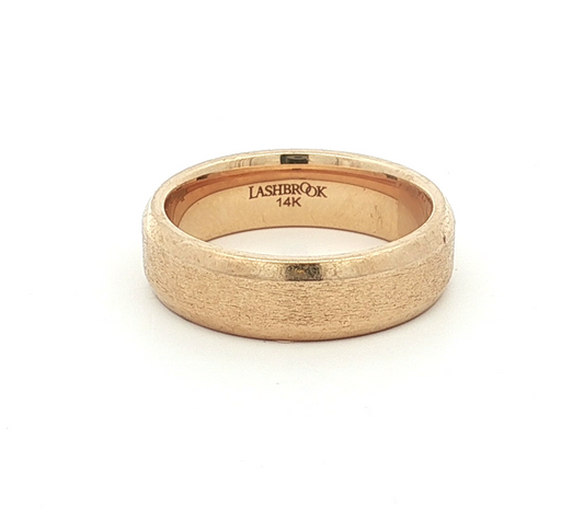 Precious Metal (No Stones) Wedding Bands  -  Men'