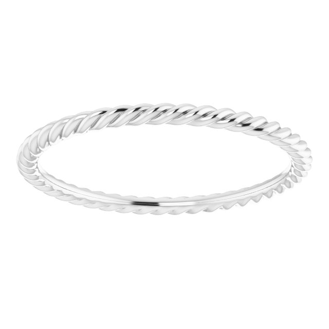 Skinny Twisted Rope Ring