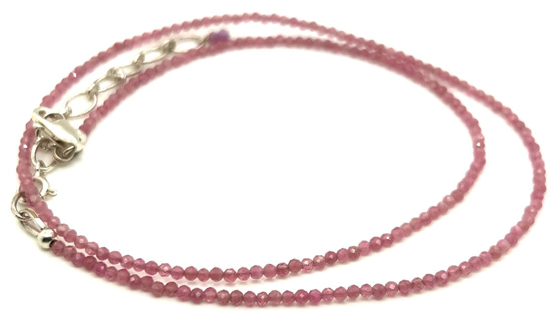 Pink Tourmaline Gemstones Necklace