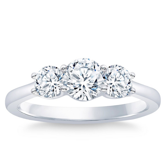 Estate Diamond Three Stone Ring
