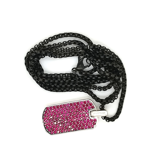 Ruby Dog Tag by David Yurman