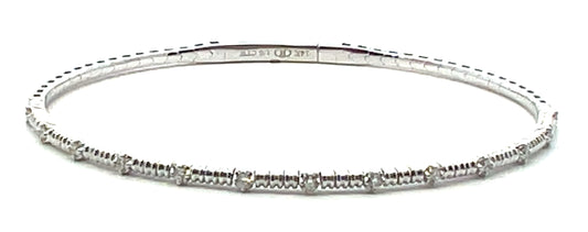 Diamond Flexi Bangle Bracelet