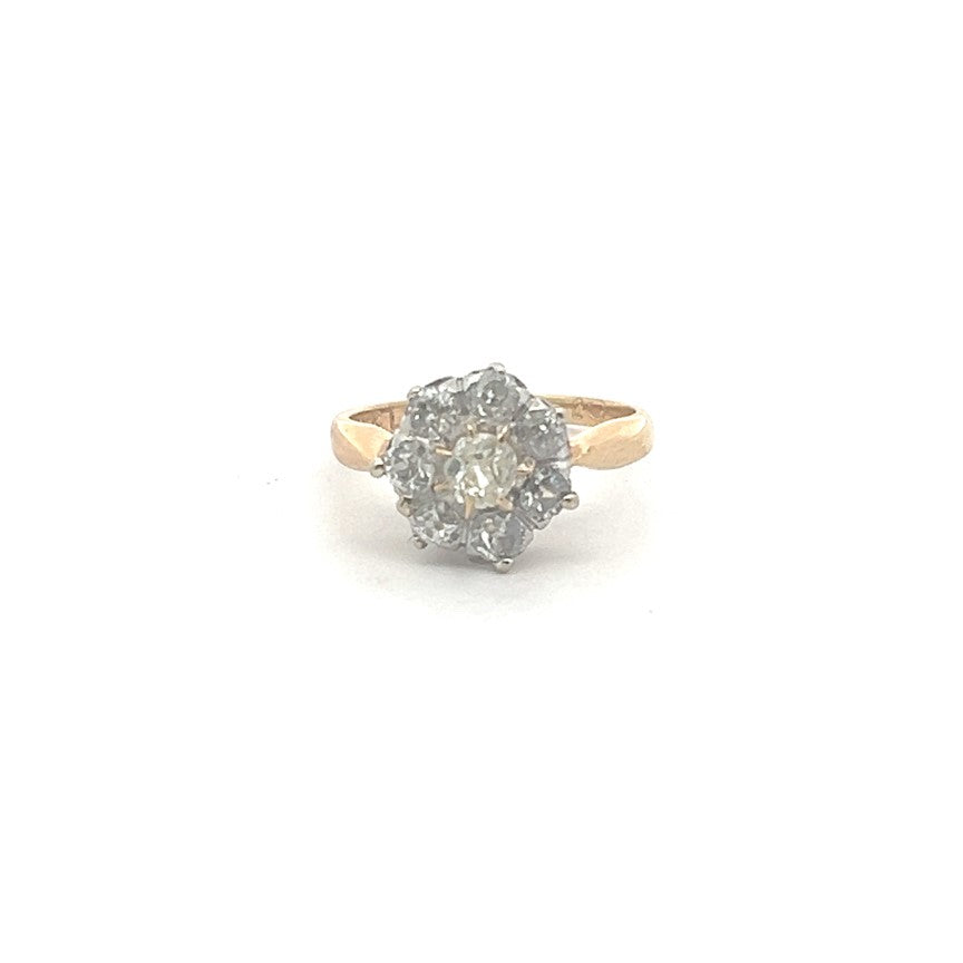 Vintage Floral Diamond Ring