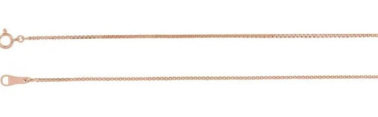 Rose Gold Box Chain