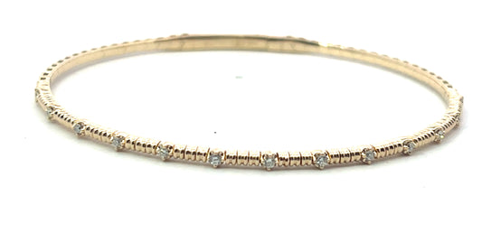 Diamond Flexi Bangle Bracelet
