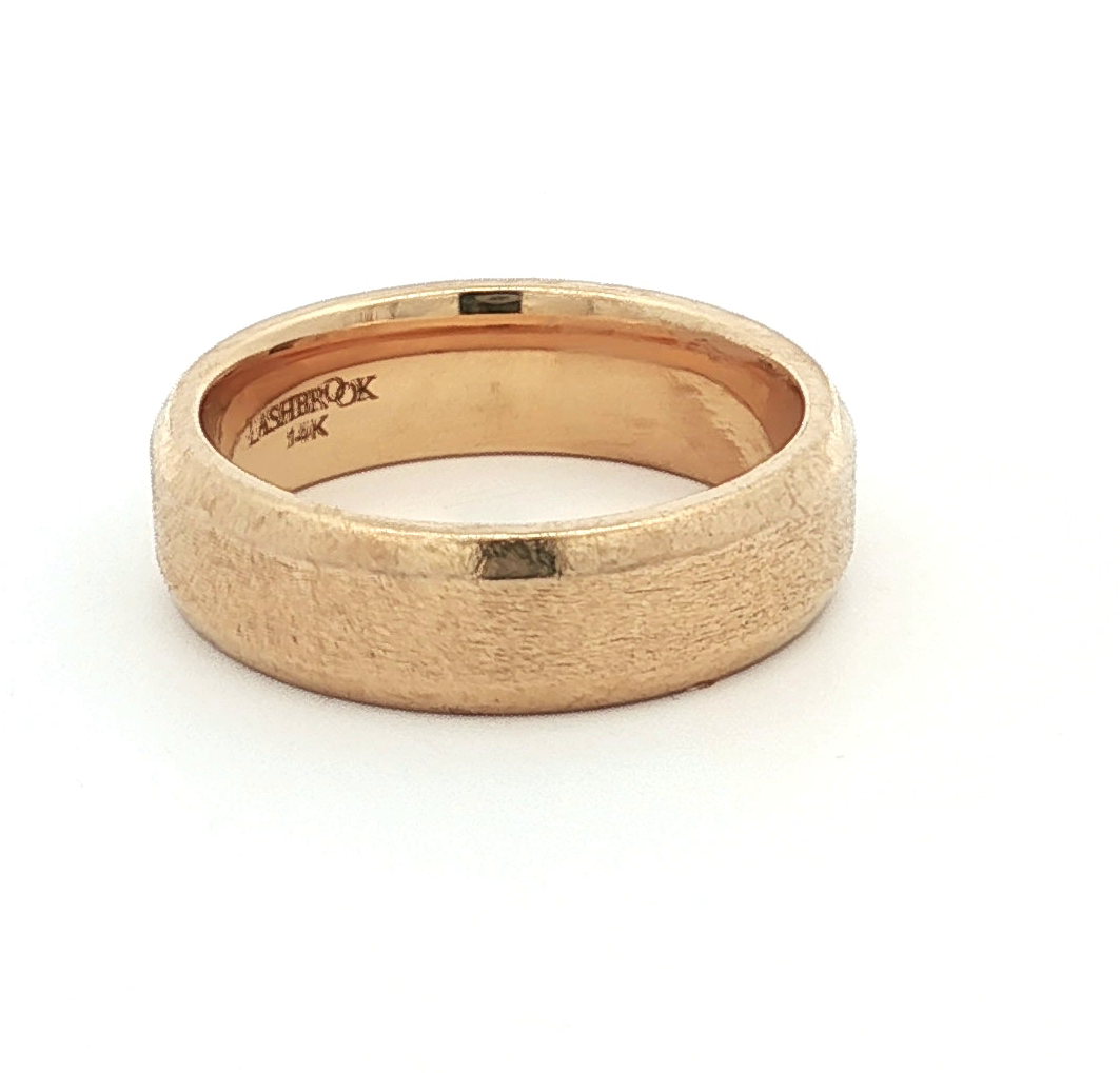 Precious Metal (No Stones) Wedding Bands  -  Men'