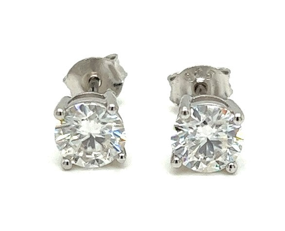 Moissanite Stud Earrings