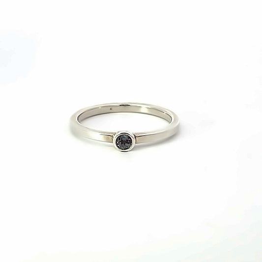 Alexandrite-June Birthstone Stacking Ring