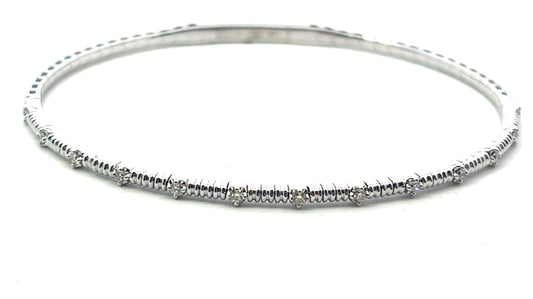 Diamond Flexi Bangle Bracelet