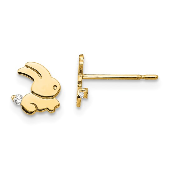 Precious Metal (No Stones) Earring