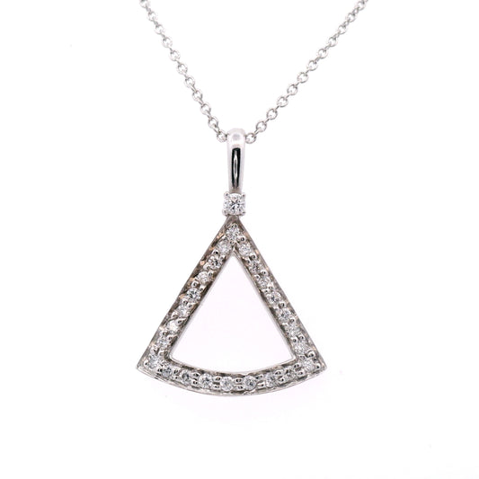 Diamond Triangle Pendant