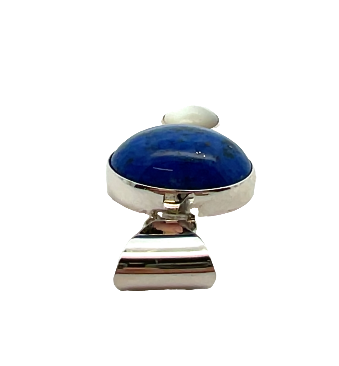 Lapis Lazuli Gemstone with Mother of Pearl Necklace