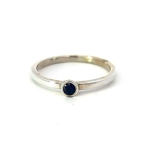 Sapphire- September Birthstone Stacking Ring