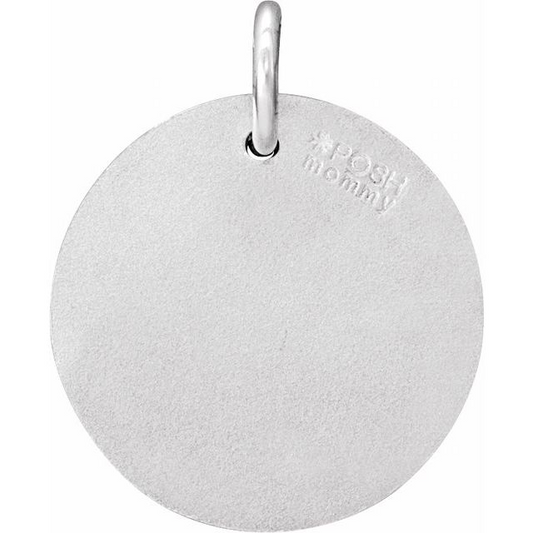 Diamond Circle Pendant All Initial Available