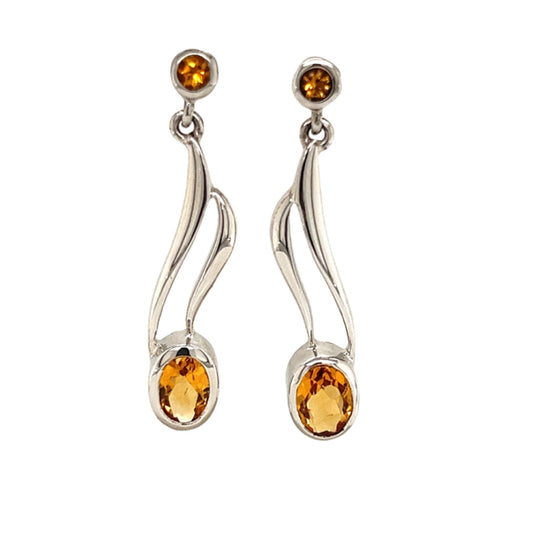 Citrine Drop Earrings