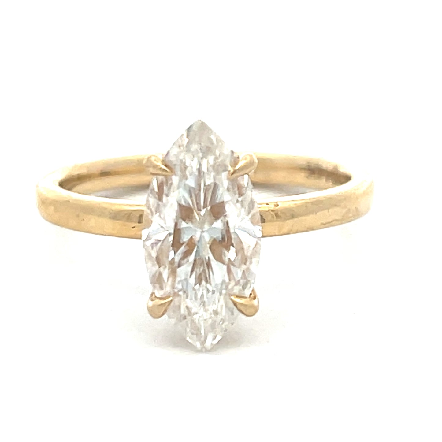 Marquise Moissanite solitaire ring