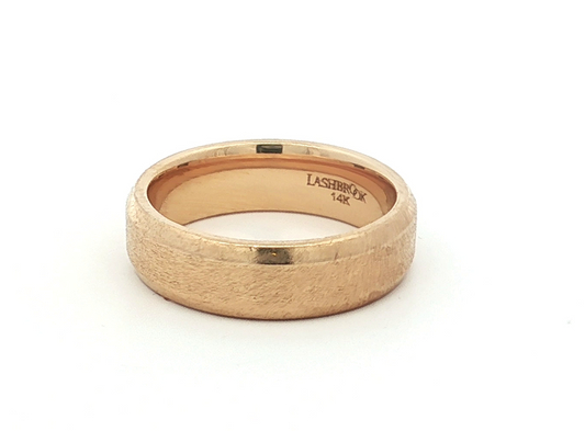 Precious Metal (No Stones) Wedding Bands  -  Men'