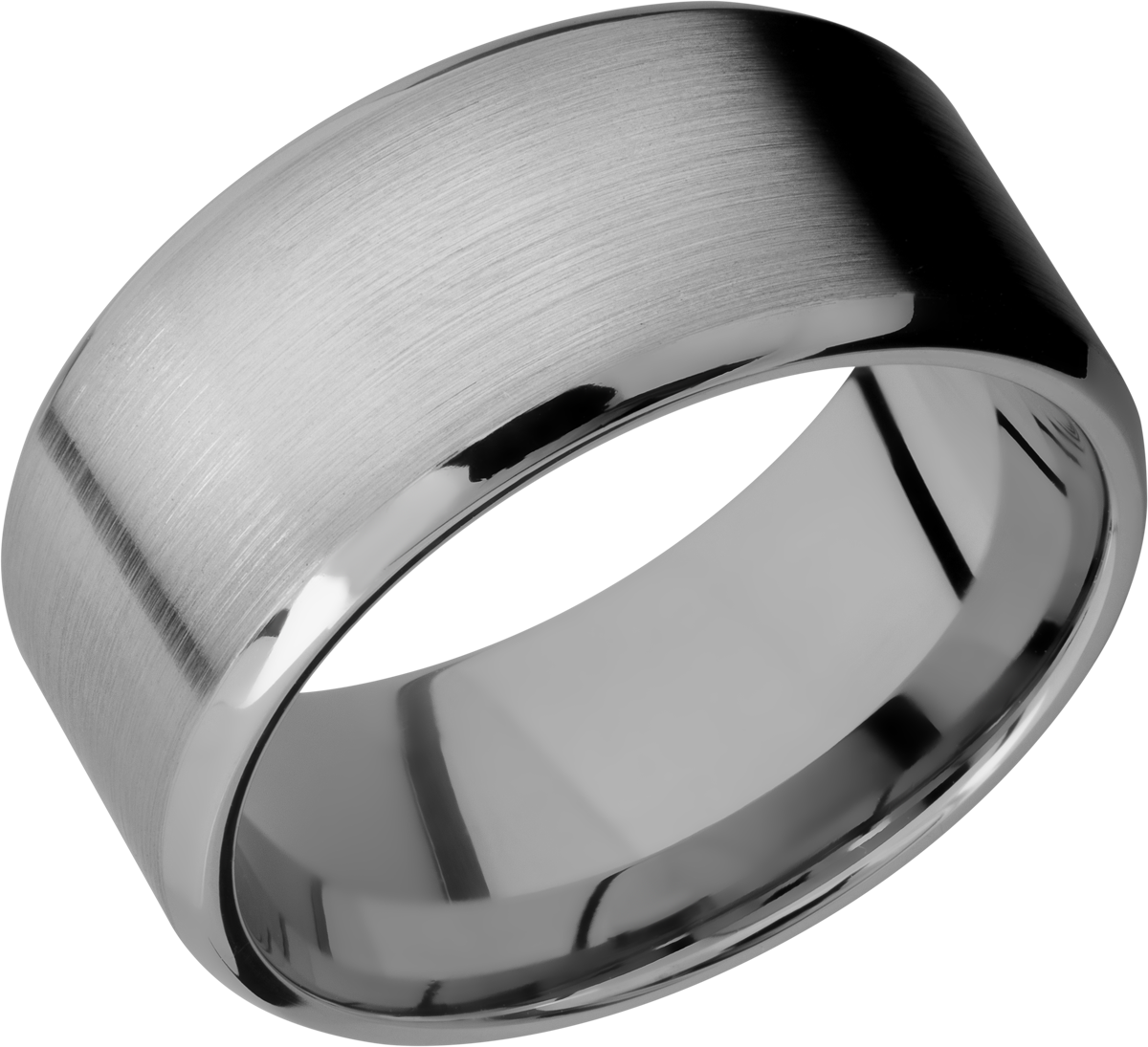 Titanium 100 beveled band